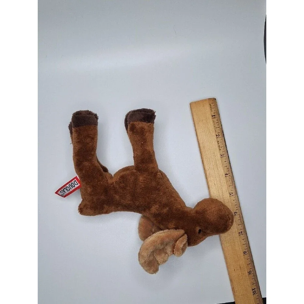 Douglas Plush Moose Stuffed Animal - Brown with Tan Antlers